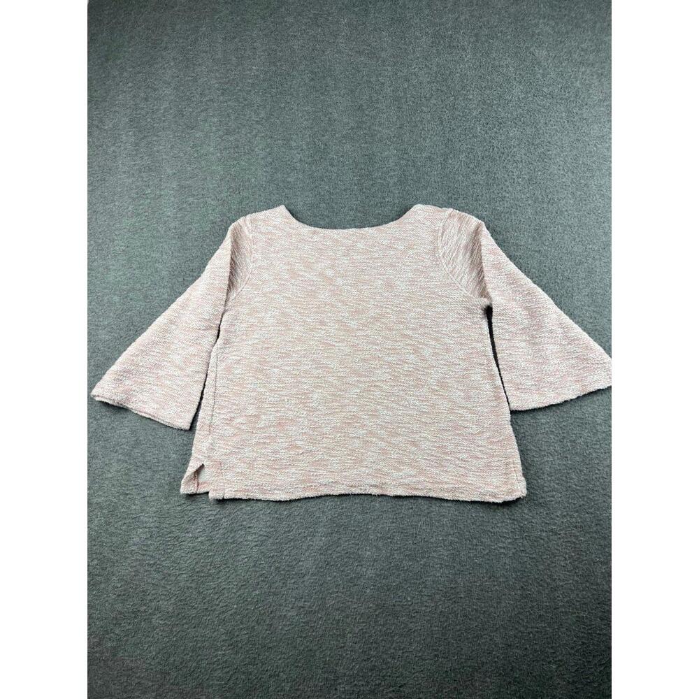 Old Navy Women's Light Pink‎ Textured Sweater with Bell Sleeves Medium